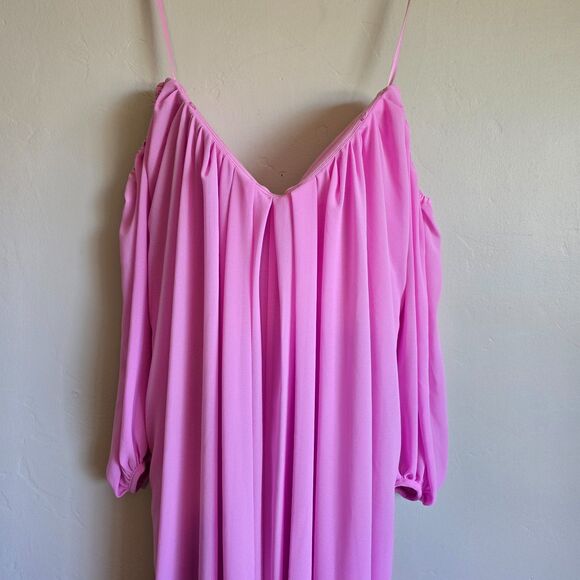 Antonio Melani x Breast Cancer Awareness Pink Stacy Chiffon Dress NWT Size 4 - Picture 11 of 13
